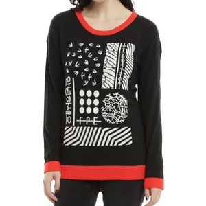 21 Pilots Red Trim Sweater